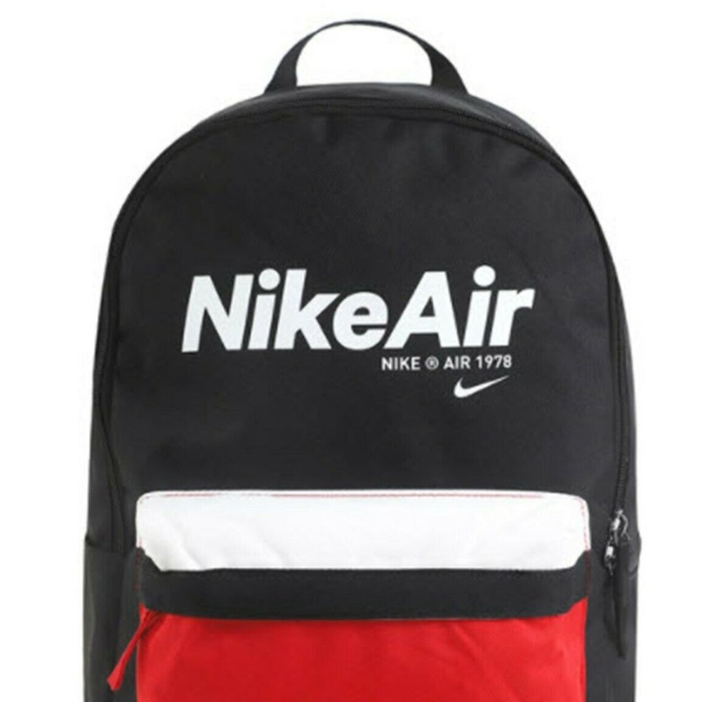 New Nike Heritage 2.0 Backpack. Black/White/Red